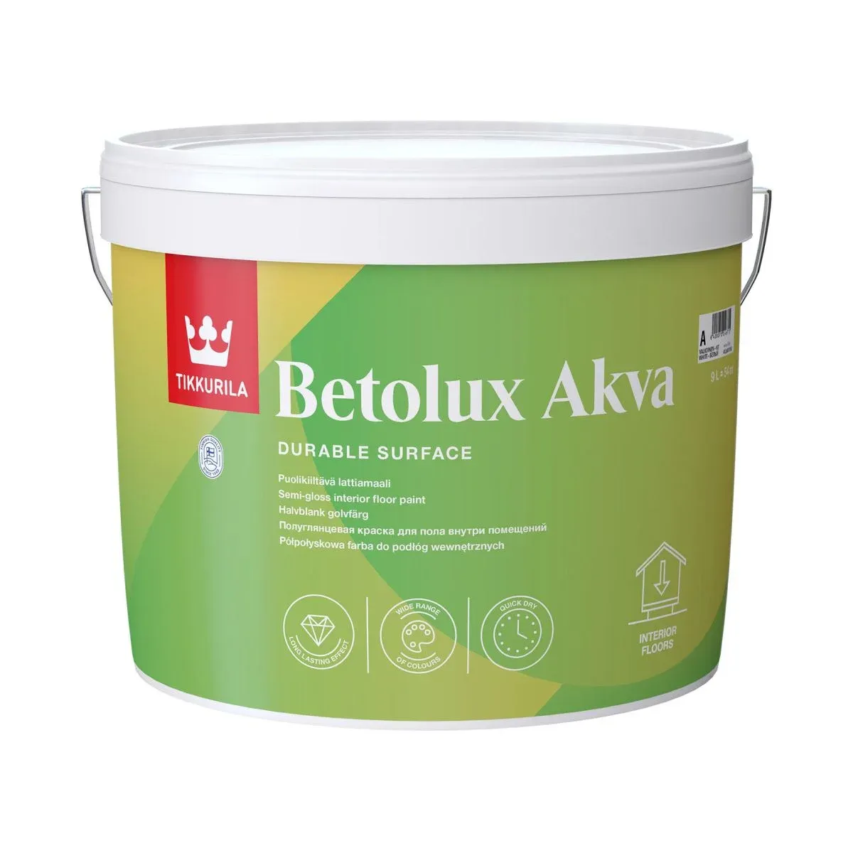 Lattiamaali Betolux Akva a 2,7l 1