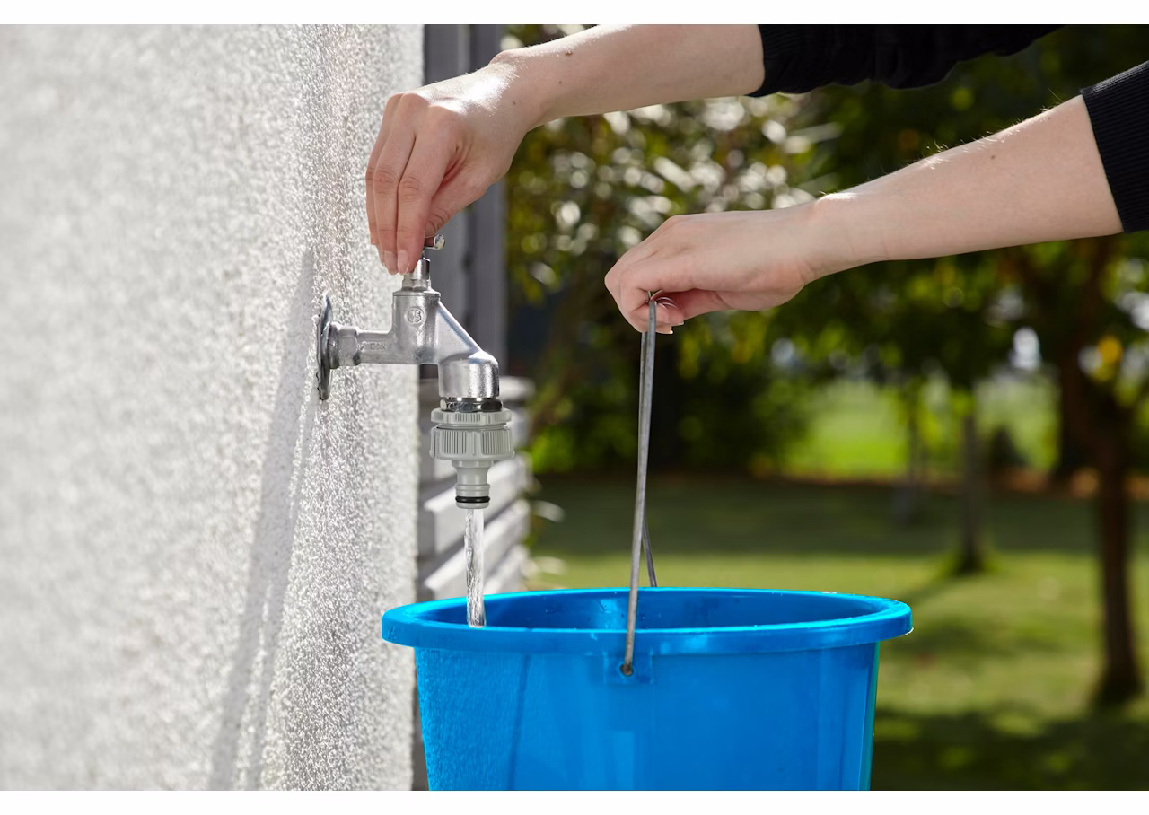 Hanaliitin Anti-Splash 1/2" 3/4" ja 1" sovittimilla