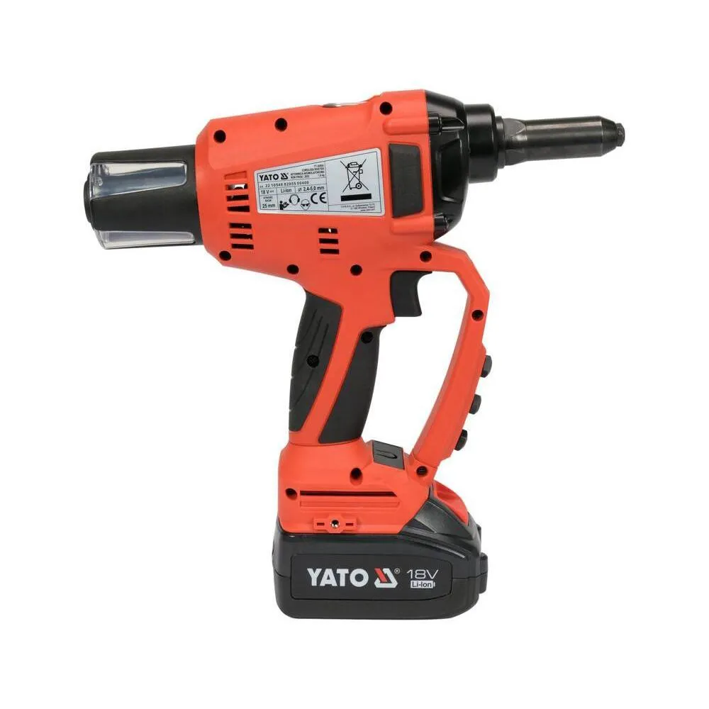 Yato Akkuvetoniittikone 18V + 3 AH akku ja laturi sarja 3