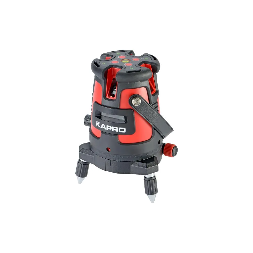 Ristilaser Kapro 875 1V + 4P, kolmijalka, punainen 3