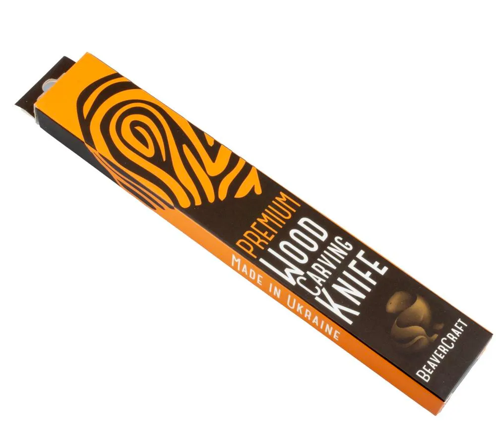 BeaverCraft Pieni Junior vuolupuukko + nahkakotelo 2