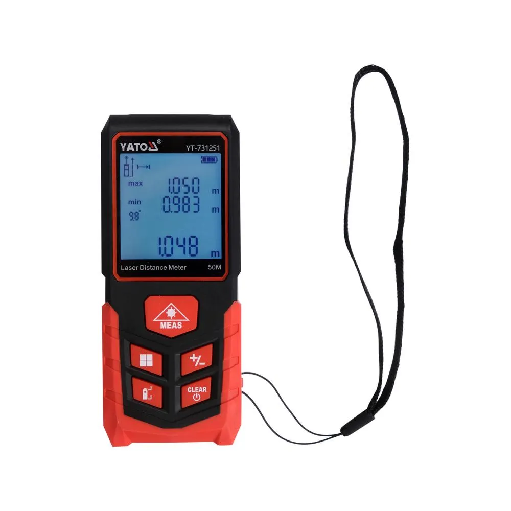Yato Laseretäisyysmittari 50 m 1