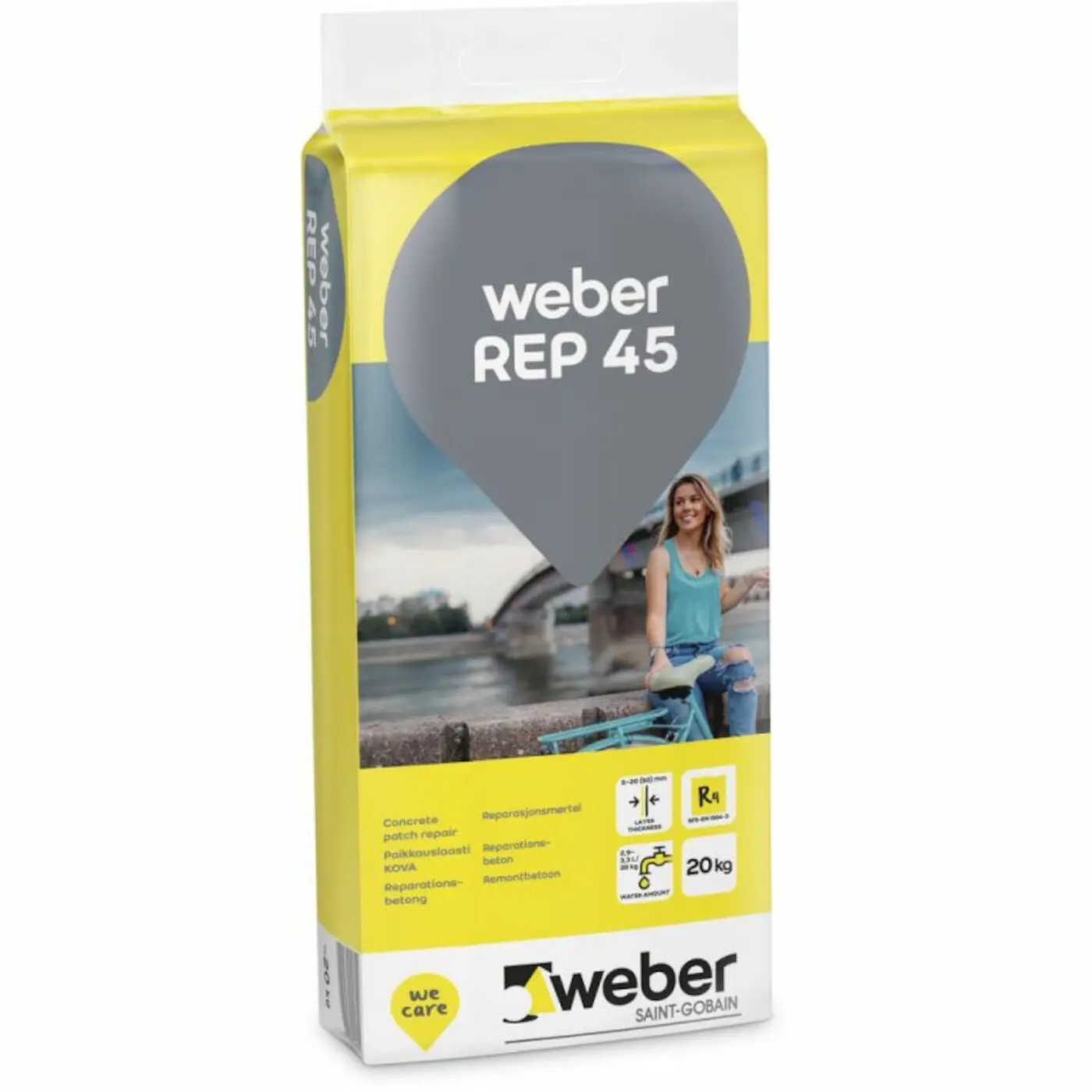 weber REP 45 Paikkauslaasti KOVA 20 kg 1
