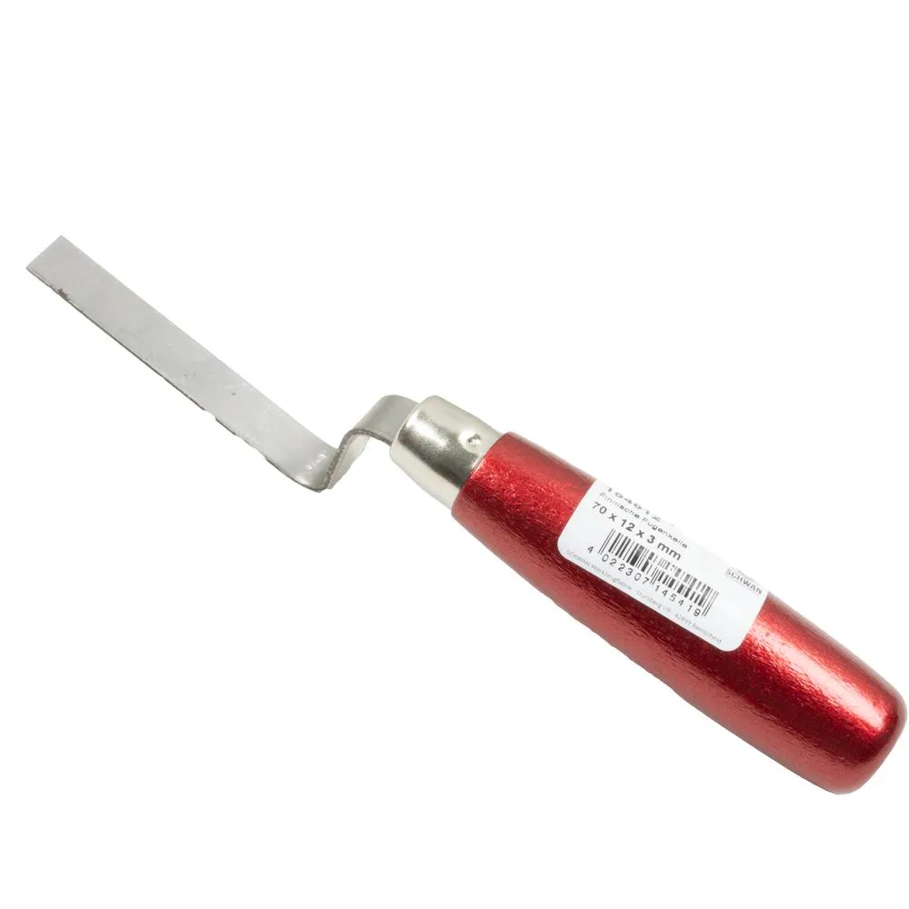 Schwan Päätysaumarauta 12x70 mm 2