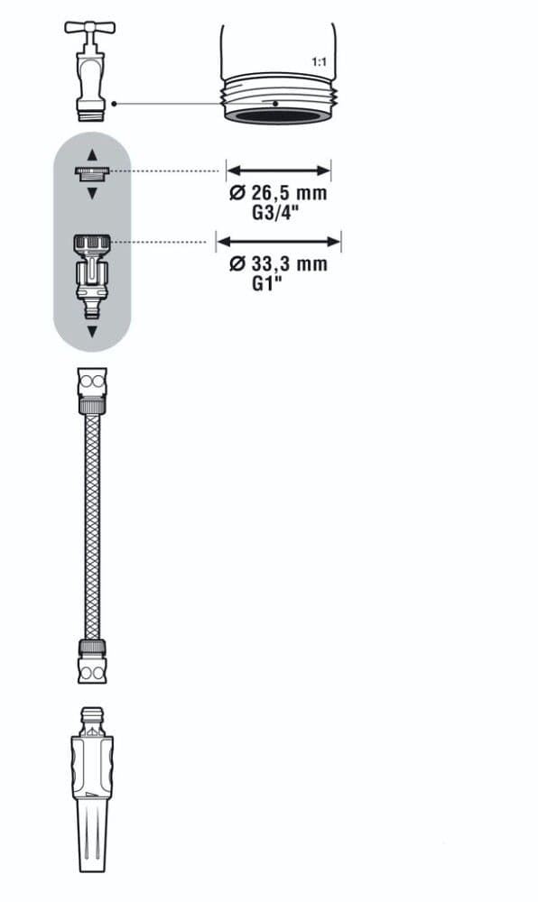Kulmaletkuliitin 1/2" 5