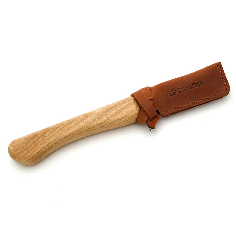 BeaverCraft Pieni Junior vuolupuukko + nahkakotelo 3