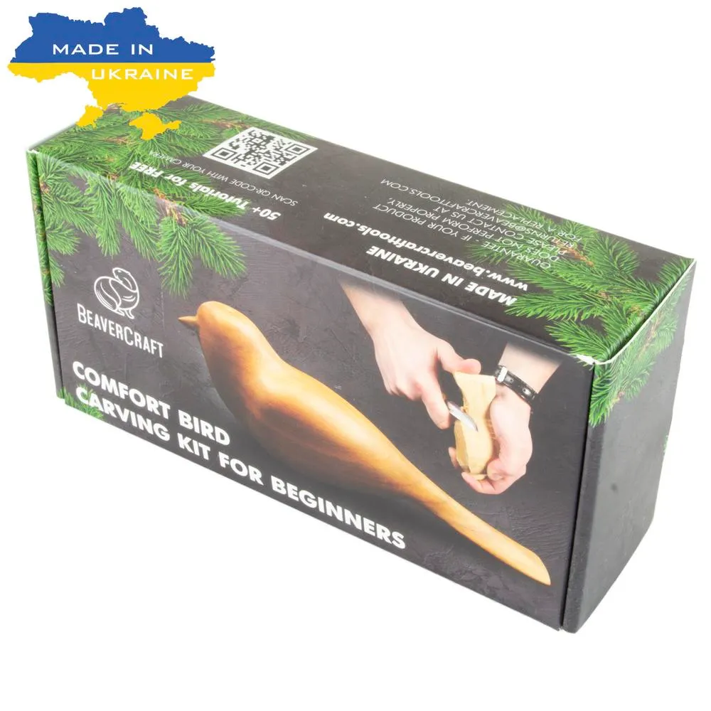 Kaiverrusveitsisarja BeaverCraft lintu, aloituspakkaus