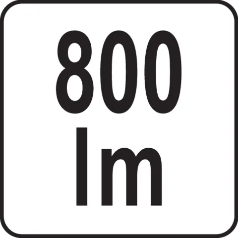 Yato Otsalamppu 800 LM, ladattava 2200 mAh IP54 7