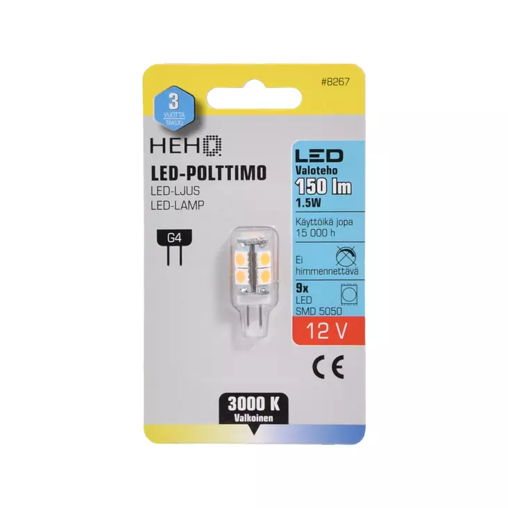 12 V LED-poltin G4 1.5 W