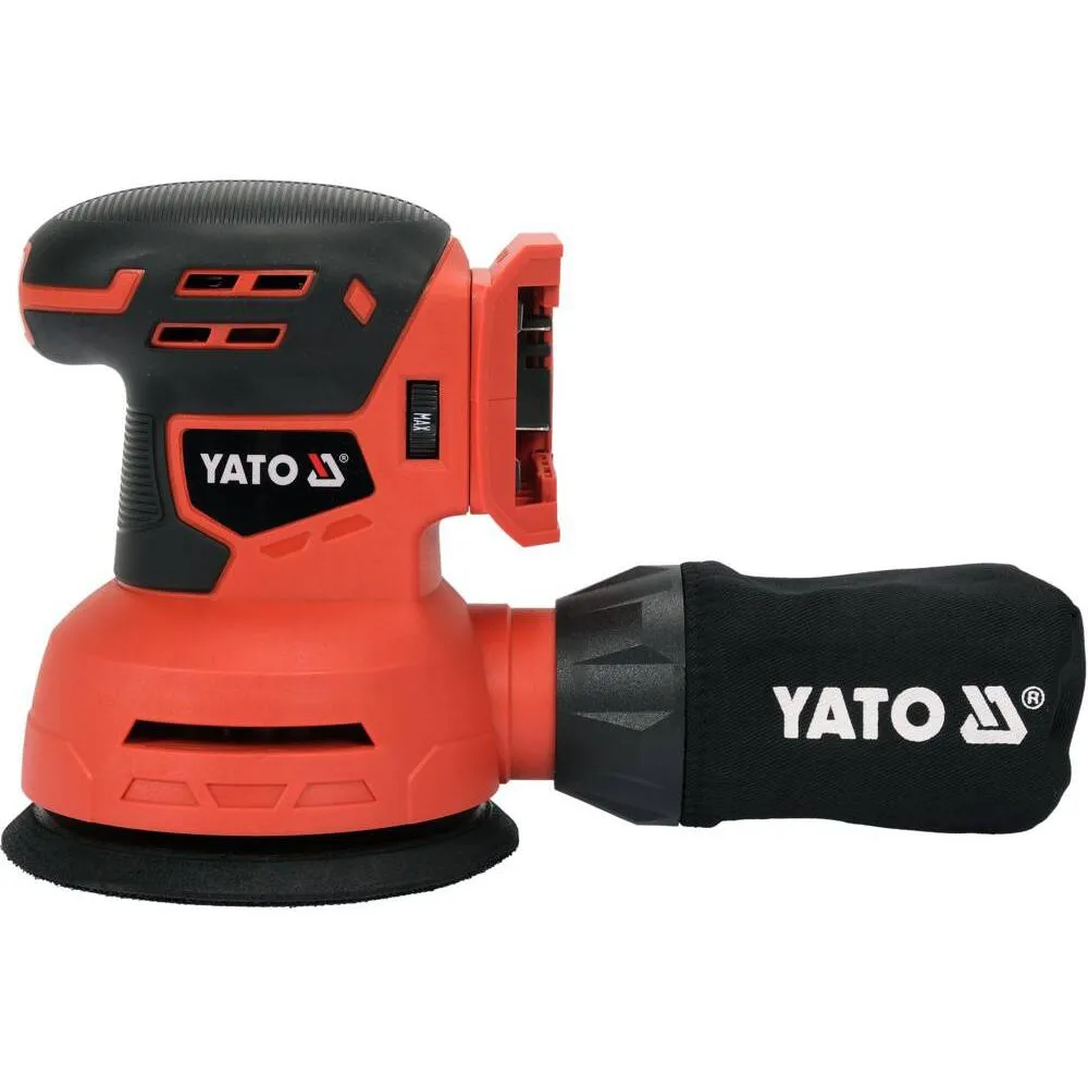 Yato Akkuepäkeskohiomakone 18V 125 mm runko 5