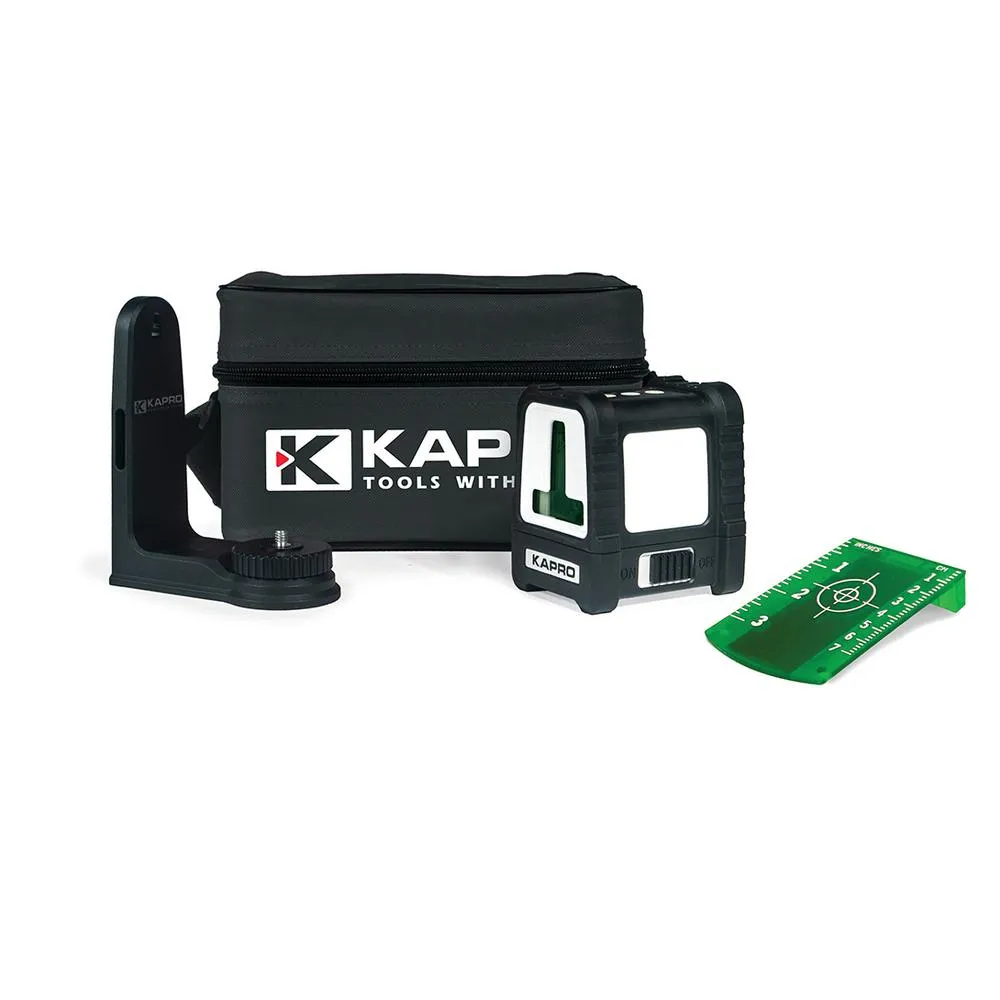 Ristilaser Kapro 870G vihreä, 1P + 1 V, IP65 suojattu runko 3