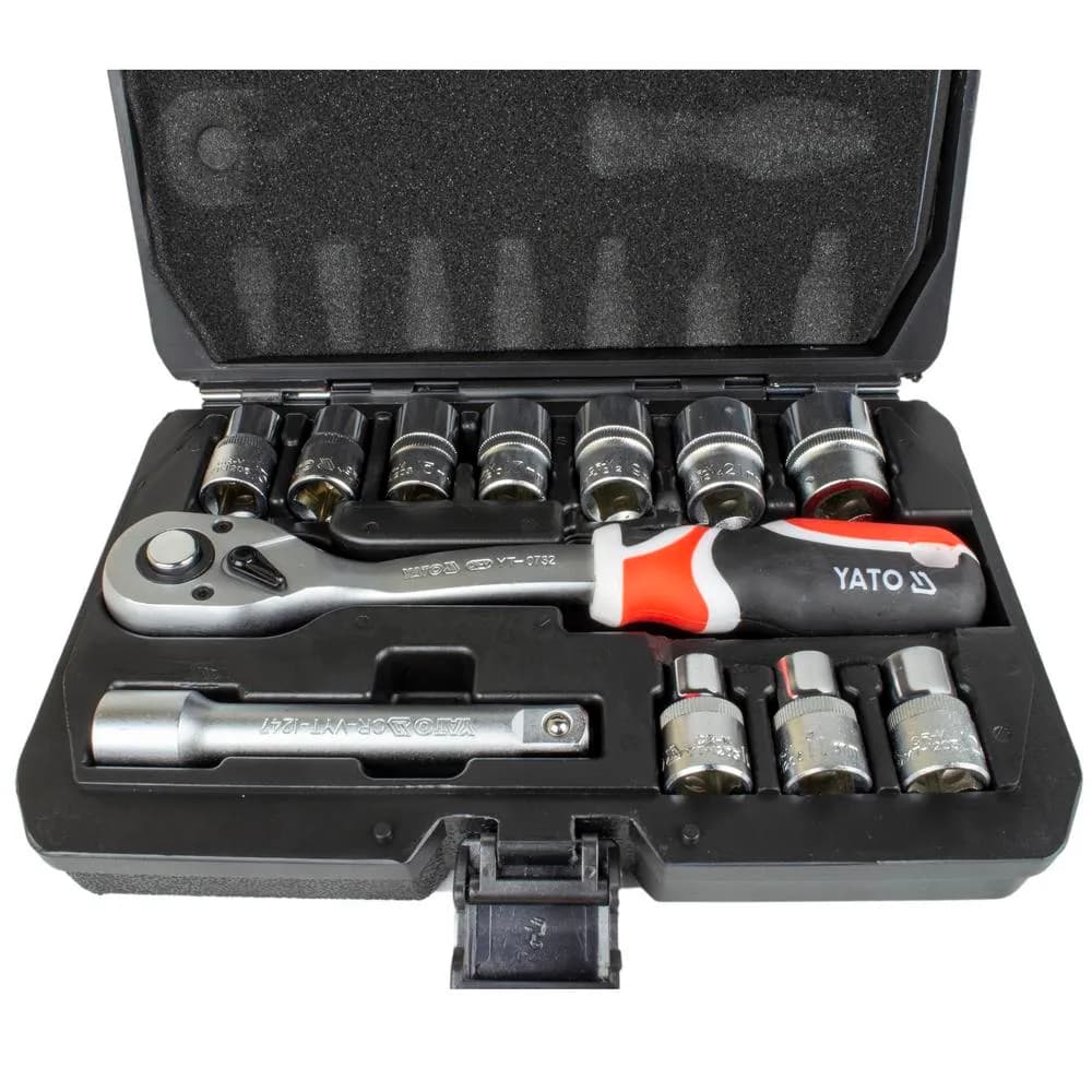 Yato Hylsysarja 12-osaa, 1/2" 10-24 mm