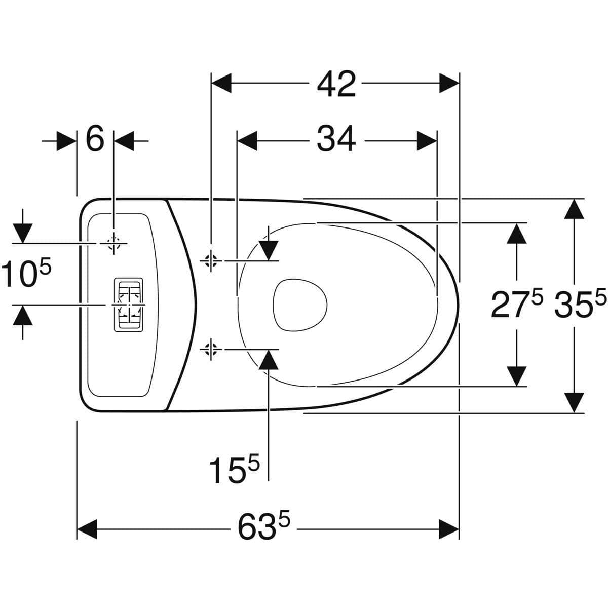 WC-istuin IDO Glow 63 2