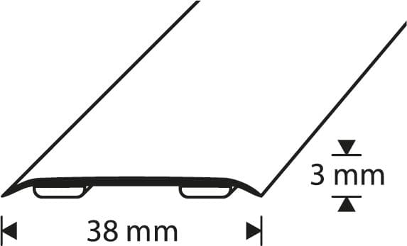 TARRA-SAUMALISTA 38MM COTTON WHITE SILEÄ 3000MM 2