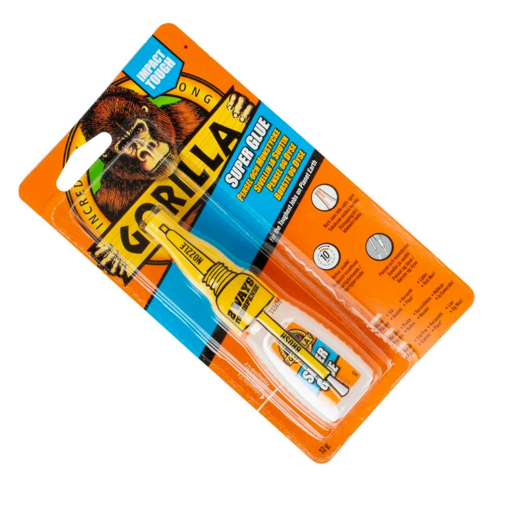 Gorilla Pikaliima 12 g, sivellin + suutin 2