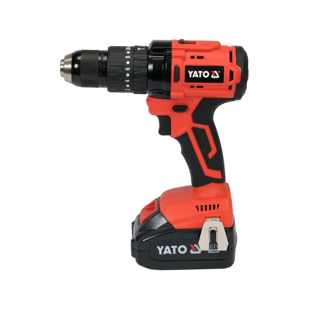 Yato Akkuiskuporakone 18V 75Nm + 3 AH akku ja laturi sarja 4