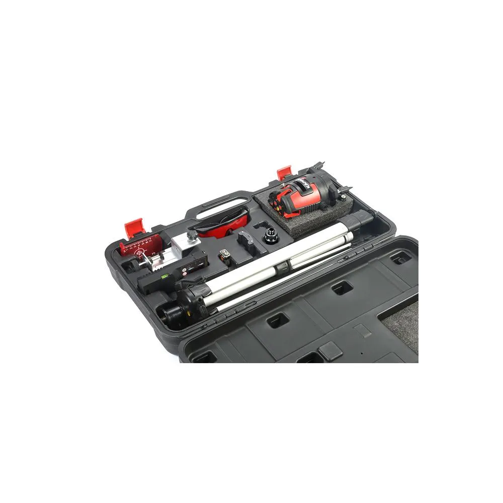 Ristilaser Kapro 875 1V + 4P, kolmijalka, punainen