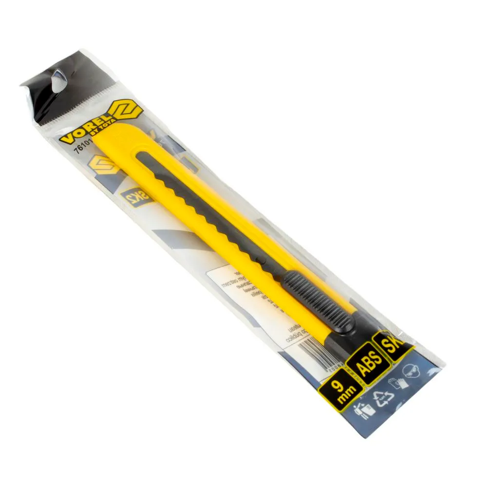 Vorel Katkoteräveitsi 9 mm, ABS kotelo, SK2 terä 4