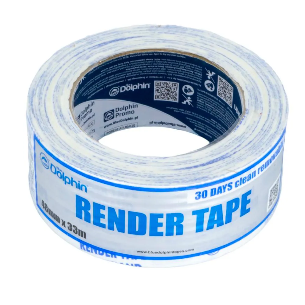 Blue Dolphin Rappausteippi Rough 48 mm × 33 m ulos 30PV UV