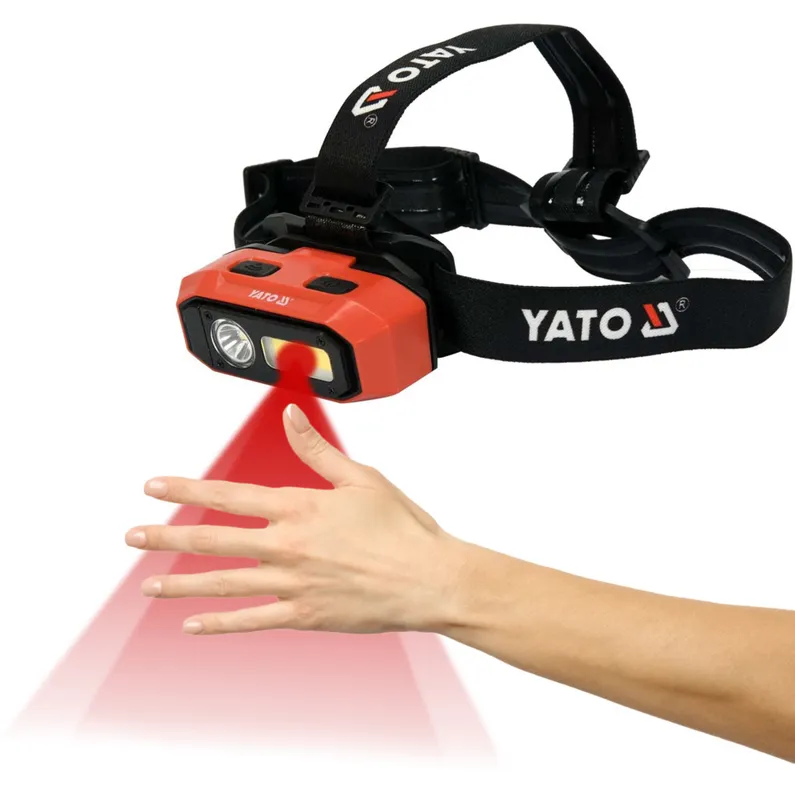 Yato Otsalamppu 800 LM, ladattava 2200 mAh IP54 6