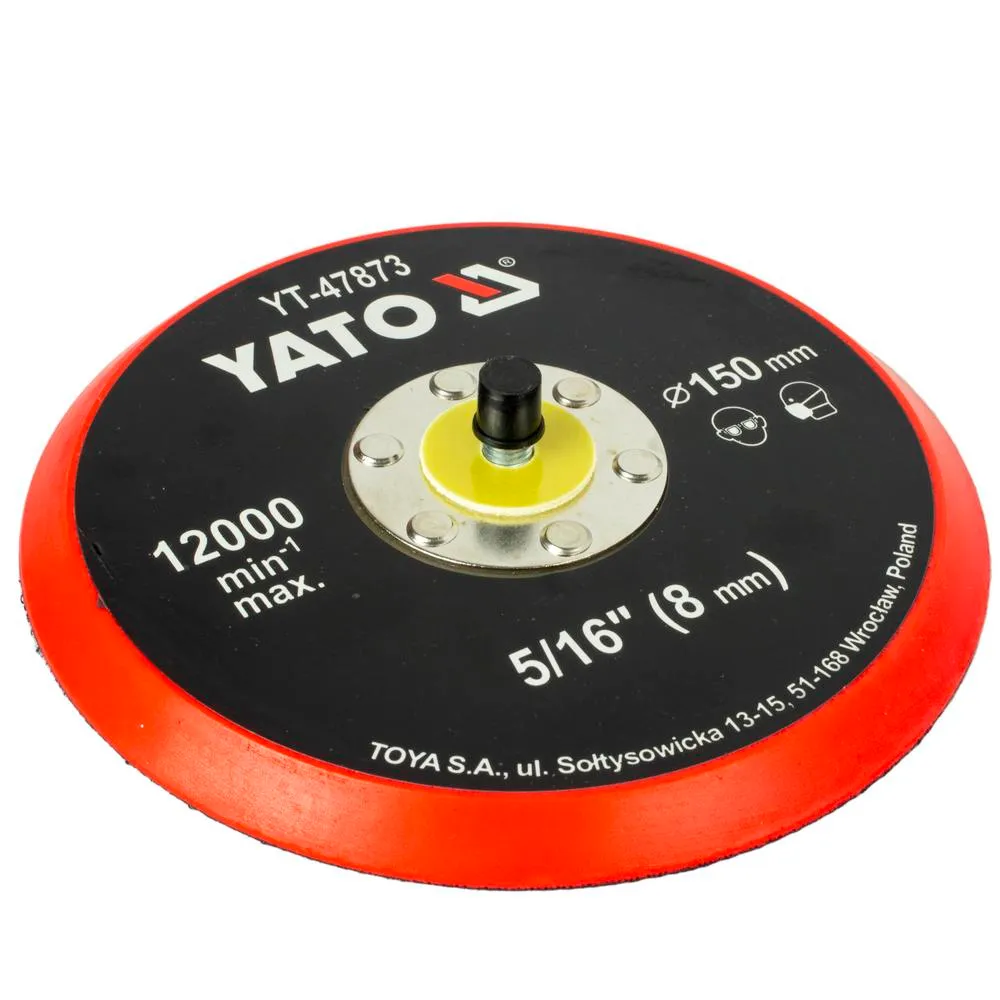 Yato Aluslaikka tarralla 150 mm M5/16 kannalla