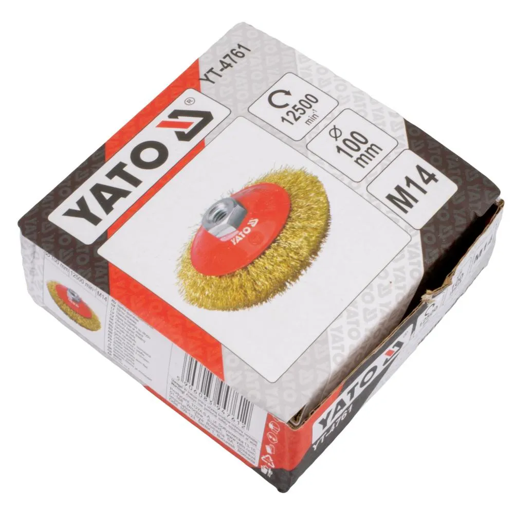 Yato Pyöröharja M14 100 mm messinki 3