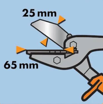 Listapihdit Edma 245 mm 25 mm x 65 mm listoille 3