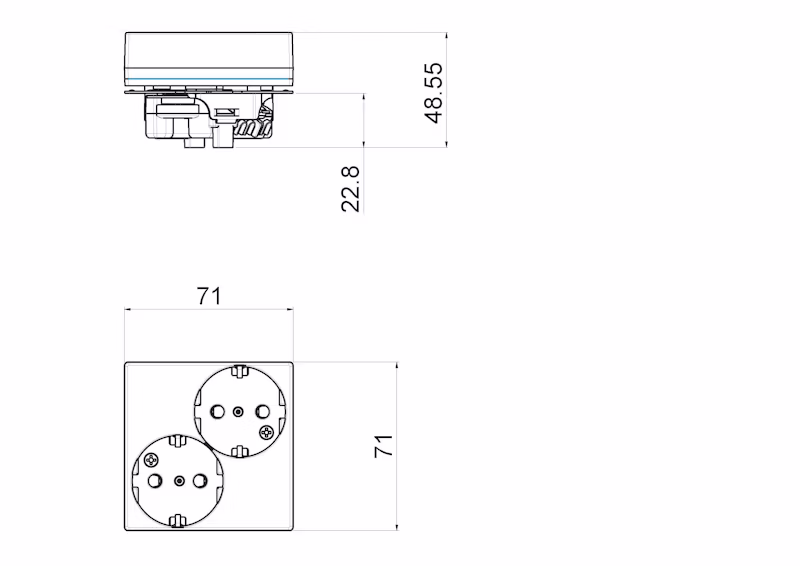 PISTORASIA ENSTO INTRO 2S/16A/IP21 UKJ VAL