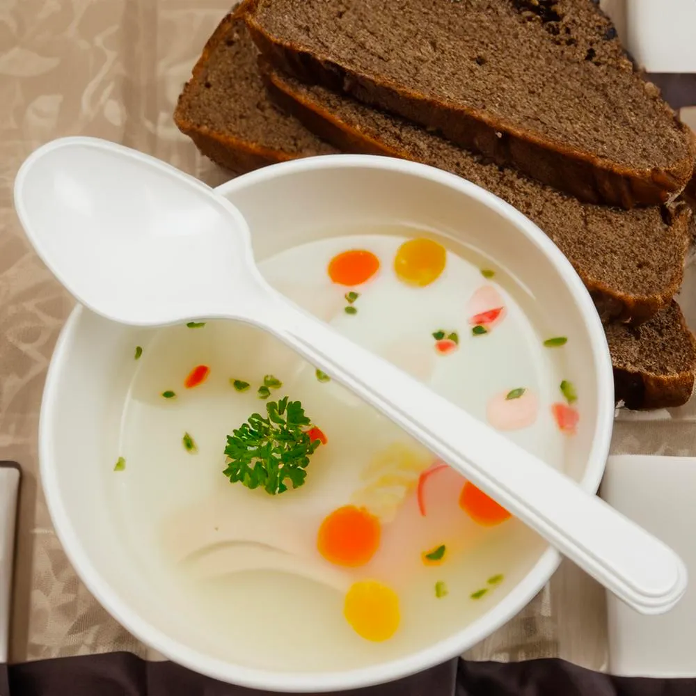 Ruokalusikka 18 cm valkoinen, 100 kpl 3