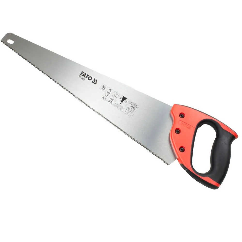 Yato Käsisaha 500 mm 7 TPI 50-54 HRC 3-leikkuuterä 1