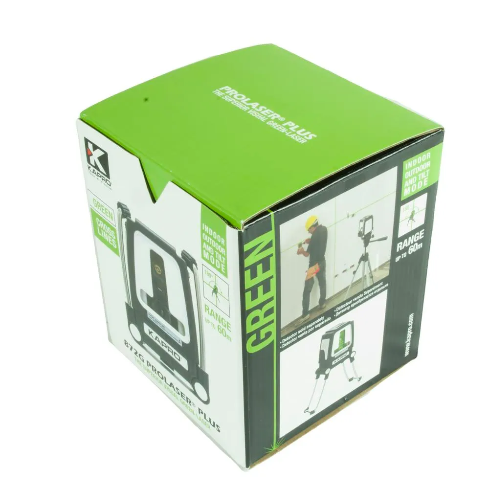 Ristilaser Kapro 872 1V + 1P, vihreä 3