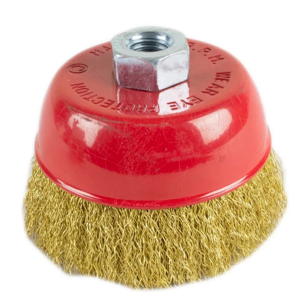 Vorel Kuppiharja M14 100 mm messinki