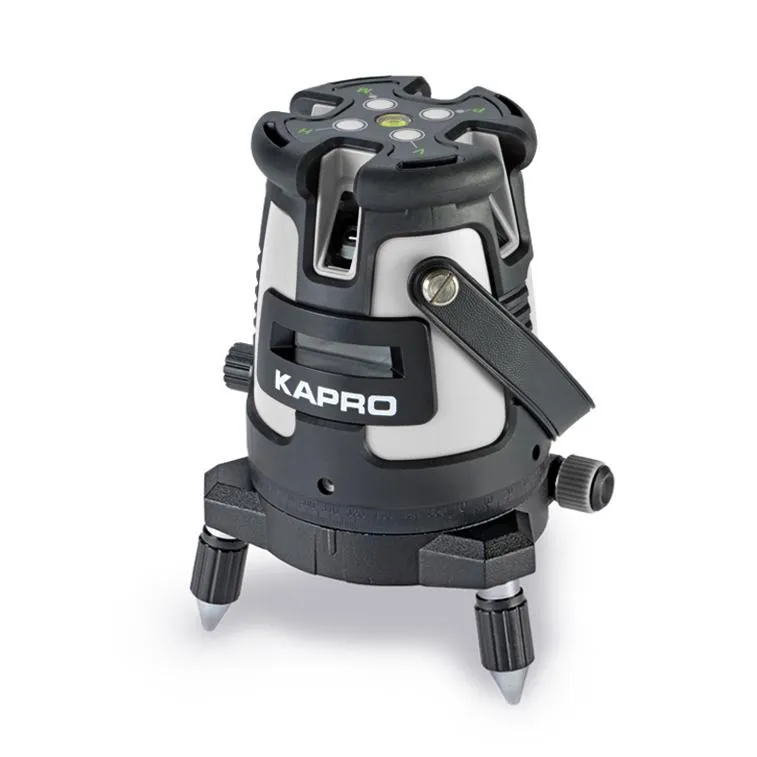 Ristilaser Kapro 875G vihreä 1V + 4P + LP pehmeä kotelo