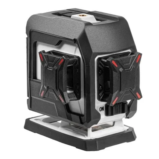 Kapro Ristilaser Nucleo 360 ast. vihreä 3 linjaa + seinäteline