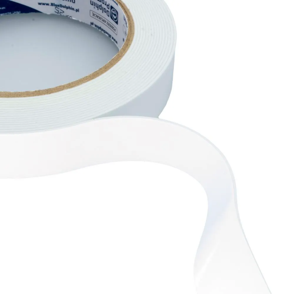 Blue Dolphin 2-puoleinen teippi 19 mm × 5 m vaahtomuovi 4