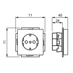 PISTORASIA IMPRESSIVO 1S/16A/IP21 UKJ 0X VAL