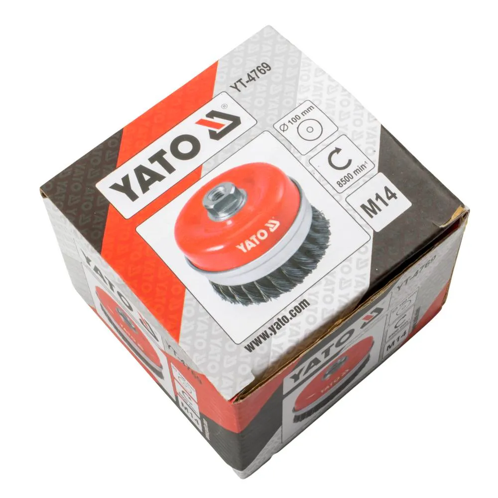 Yato Kuppiharja M14 100 mm RST punottu