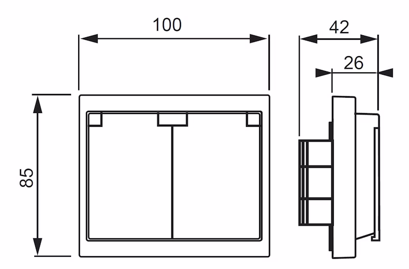 PISTORASIA 2S/16A/IP44 UPJ HL MUSTA 3