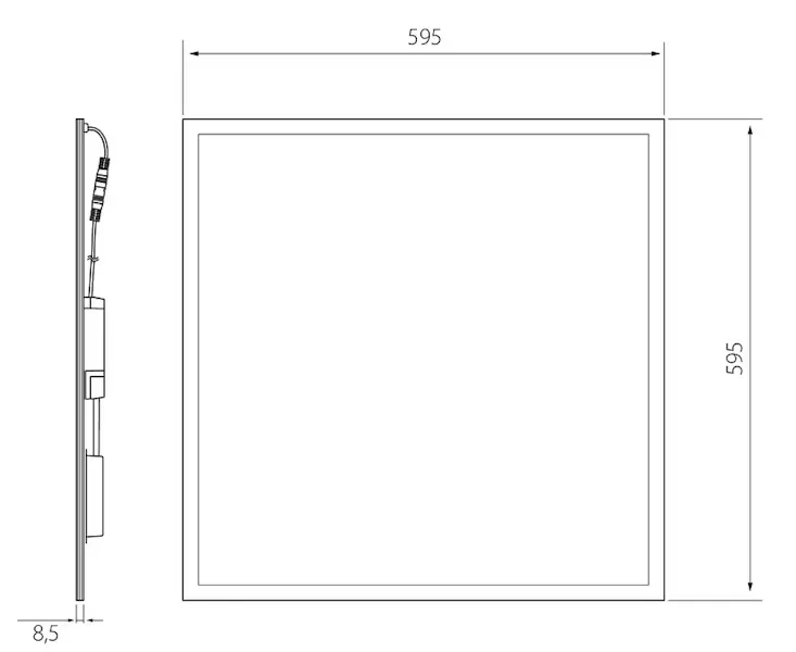 MODUULIVALAISIN PLATA IP20 41W/840 DA2 PSMP WH 3