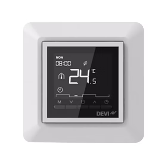 Yhdistelmätermostaatti Devireg Opti valkoinen 1
