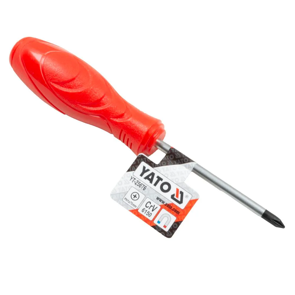 Yato Ruuvimeisseli CrV, magneettinen muovikahvalla 2
