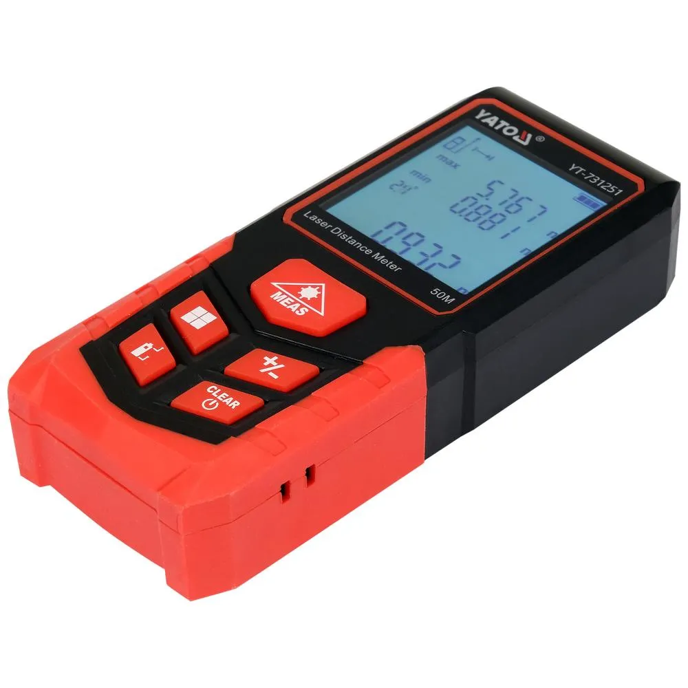 Yato Laseretäisyysmittari 50 m 6