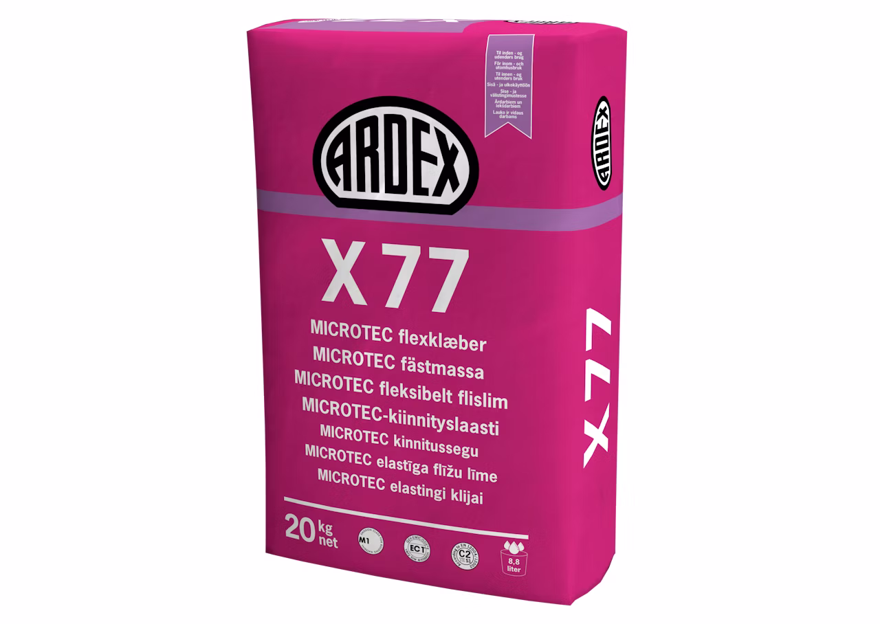 KIINNITYSLAASTI ARDEX X 77 20KG