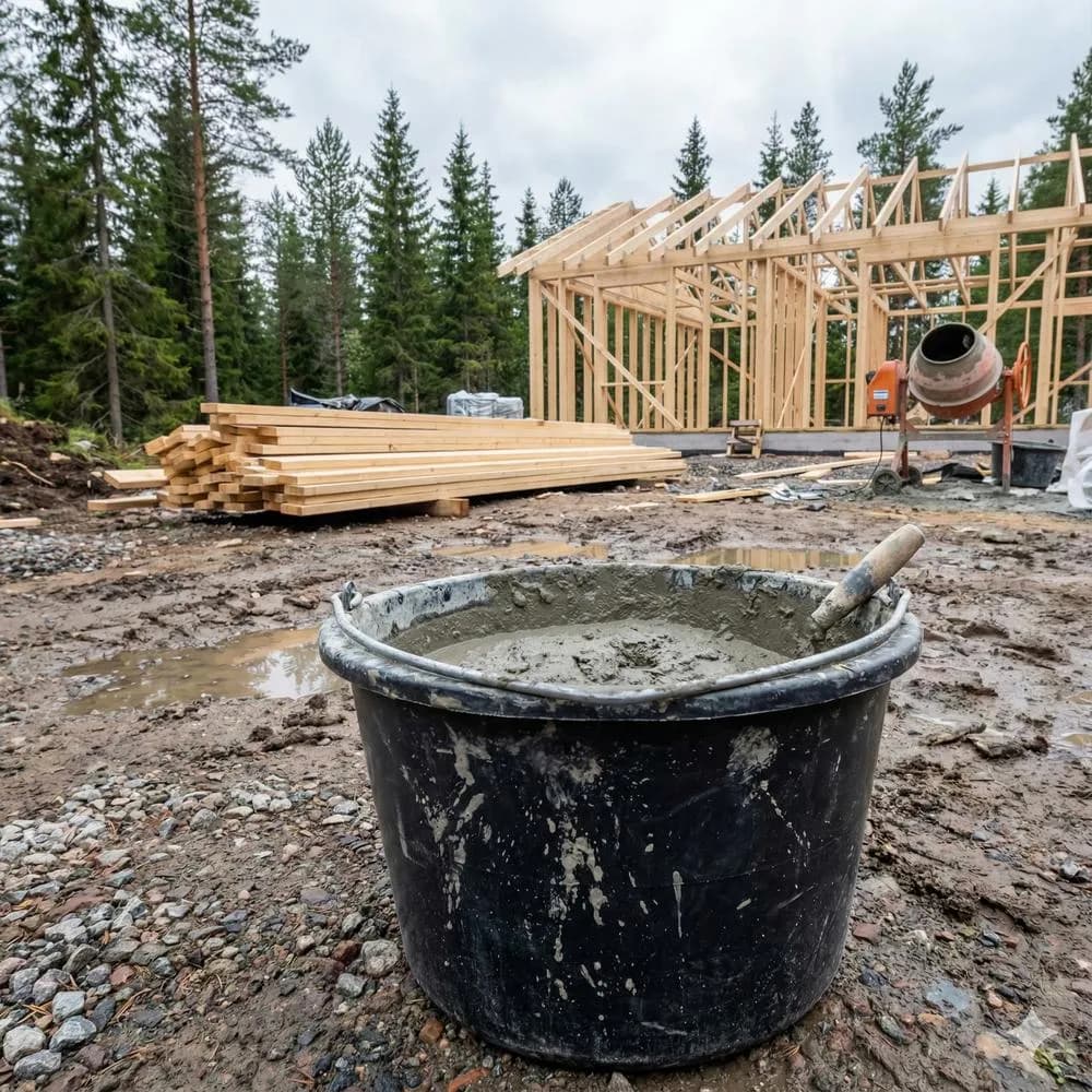 Rakennuspalju 40 L vahvistettu metallisanka