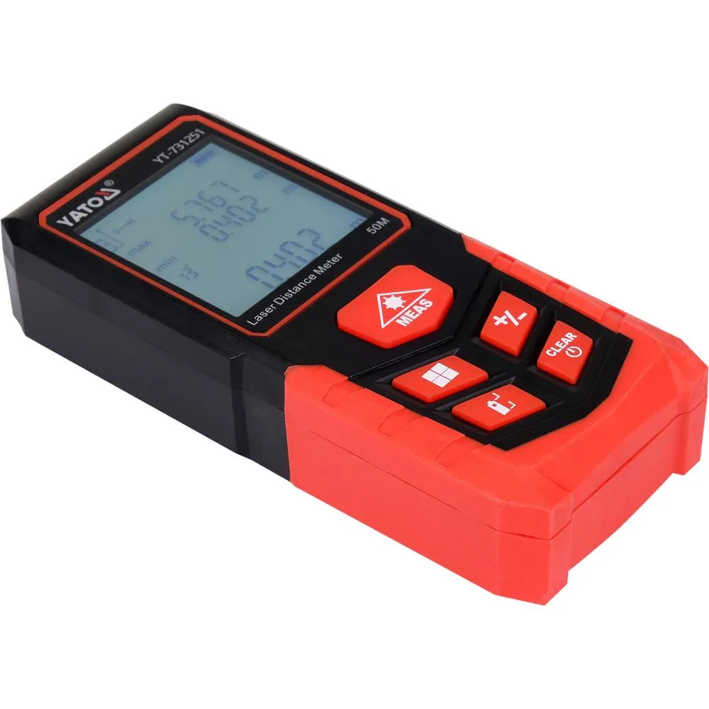 Yato Laseretäisyysmittari 50 m 5