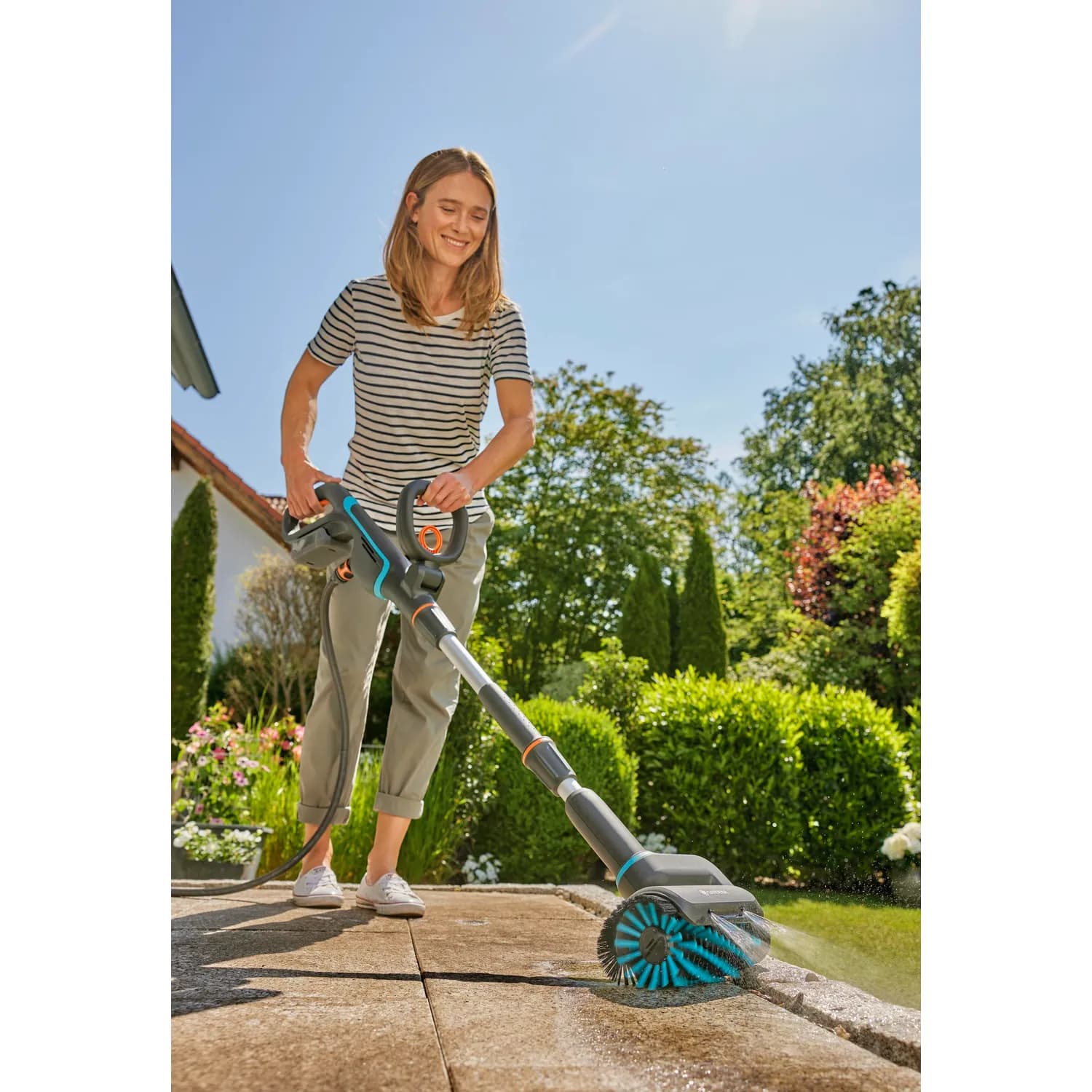 Terassipesuri AquaBrush Patio 18 V P4A solo 5