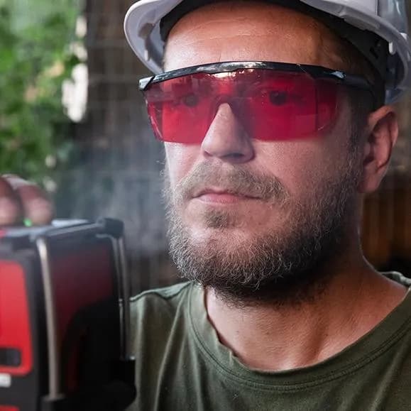 Laserlasit Kapro punainen