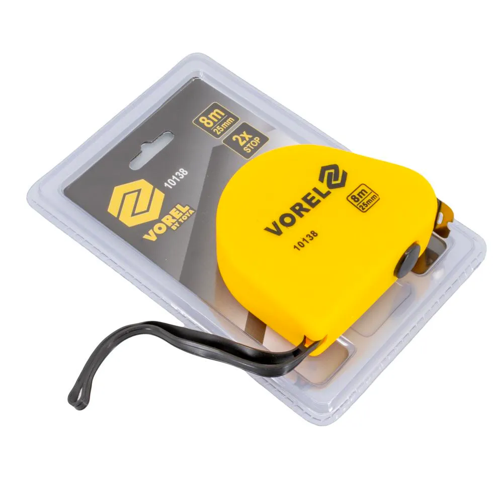 Vorel Rullamitta 8 m x 25 mm muovirunko 2