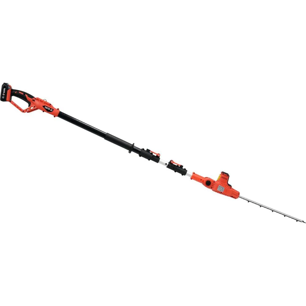 Yato Akkupensasleikkuri 18V pitkällä varrella + 2.0Ah akku