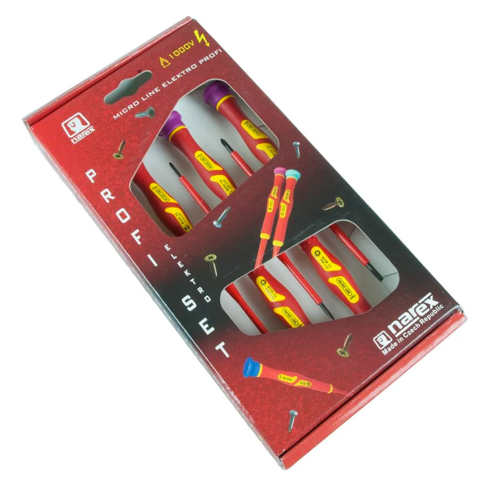 Ruuvimeisselisarja Narex Micro Line Profi, eristetty 1